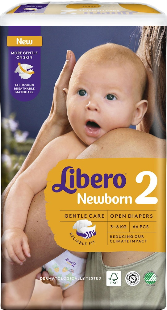 Libero Blöjor Newborn (2) 3- 66-p Libero