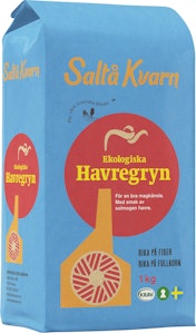 Saltå Kvarn Havregryn EKO/KRAV 1kg Saltå Kvarn