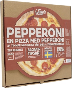 Tony's Pizza Pizza Peperoni Fryst