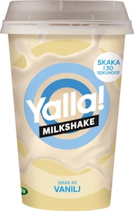 Yalla Milkshake Vanilj 200ml Yalla