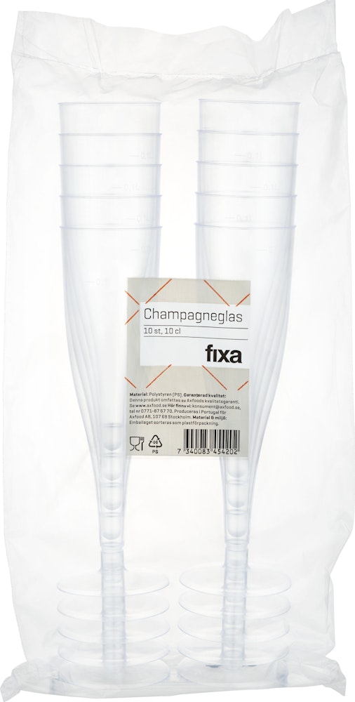 Lito Plast Champagneglas Plast 8-p Lito Plast