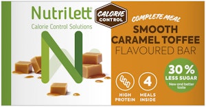 Nutrilett Bar Smooth Caramel Toffee 4x57g Nutrilett