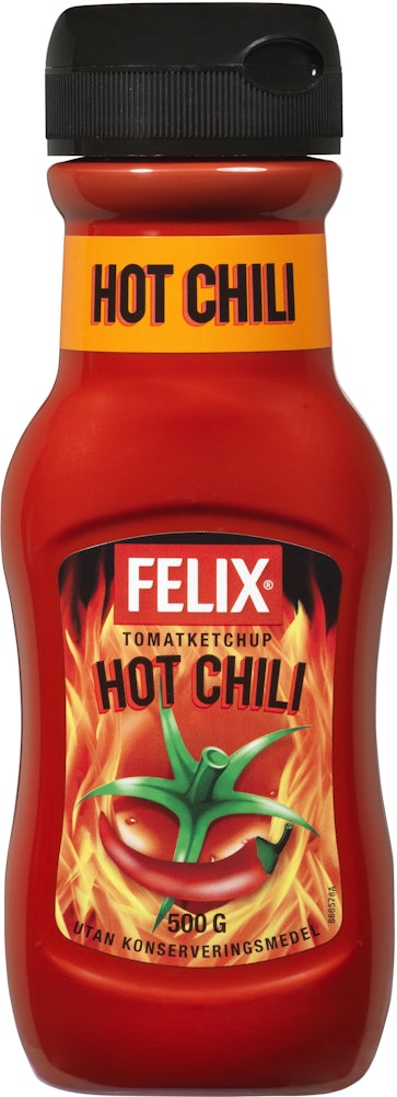 Felix Ketchup Hot Chilli 500g Felix