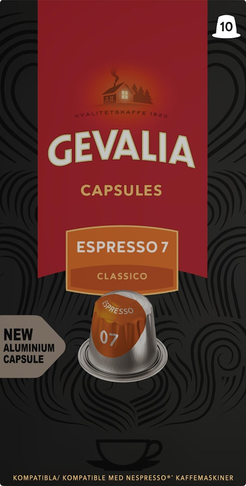 Gevalia Espresso 7 Classico 10-p Gevalia