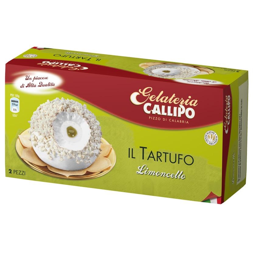 Gelateria callipo Tartufo Limoncello 2-p Gelateria Callipo
