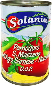 Solania Tomater Hela San Marzano EKO/KRAV 400g Solania