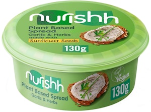 Nurishh Spread Garlic & Herbs Vegansk 130g Nurishh
