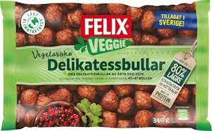 Felix Delikatessbullar Vegetariska Fryst 340g Felix