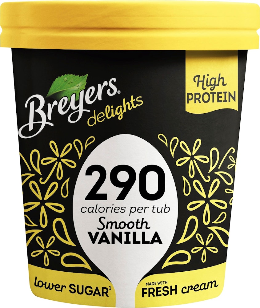 Breyers Proteinglass Smooth Vanilla 500ml Breyers