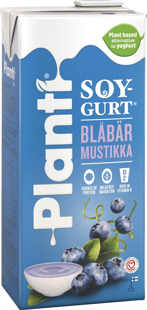 Planti Soygurt Blåbär