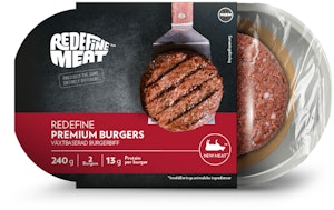 Redefine Meat Premium Burgers Vegansk Fryst