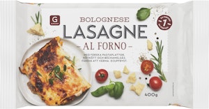 Garant Lasagne Bolognese Fryst