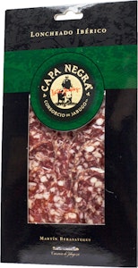 Capa Negra Salchichón Iberico Bellota Skivad 80g Capa Negra