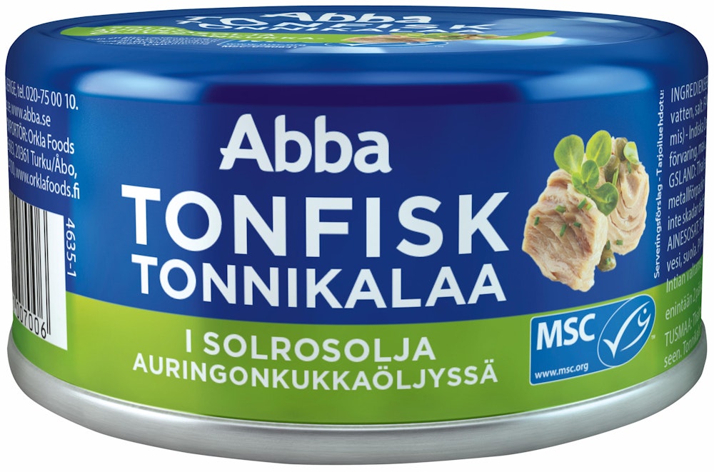 Abba Tonfisk i Olja Bit 200g MSC-märkt Abba