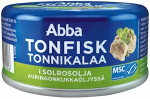 Abba Tonfisk i Olja Bit 200g MSC-märkt Abba