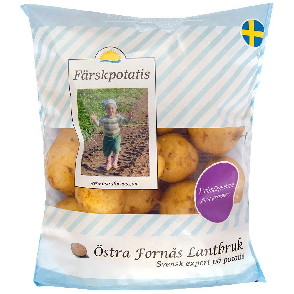 Frukt & Grönt Färskpotatis Svensk Tvättad Klass1