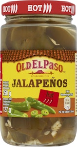 Old El Paso Sliced Green Jalapeños 250g Old El Paso