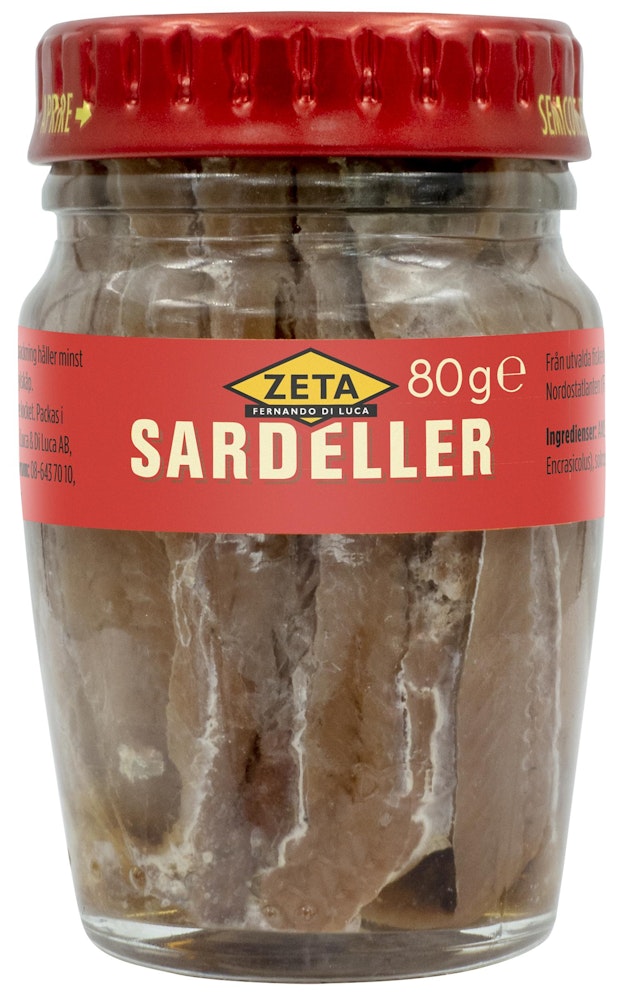 Zeta Sardeller 80g Zeta