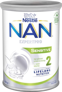 NAN Ersättning NAN 2 Expertpro Sensitive 800g Nestlé