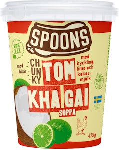 Spoons Tom Kha Gai Soppa 475g Spoons