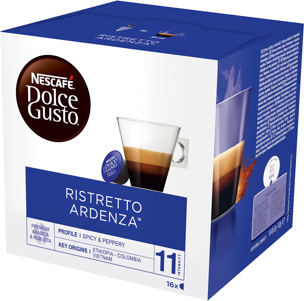 Nescafé Dolce Gusto Kaffekapslar Ristretto Ardenza 16-p Nescafé Dolce Gusto