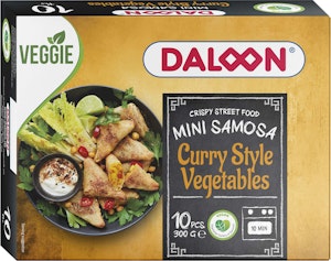 Daloon Mini Samosa Grönsaker Frysta 300g Daloon