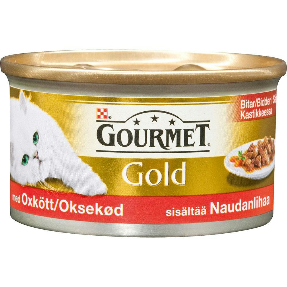 Gourmet Våtfoder Oxkött i Sås 85g Gourmet Gold