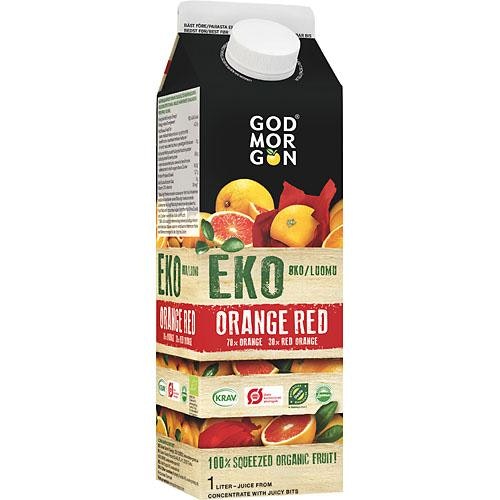God Morgon Juice Apelsin/Blodapelsin EKO/KRAV 1L God Morgon