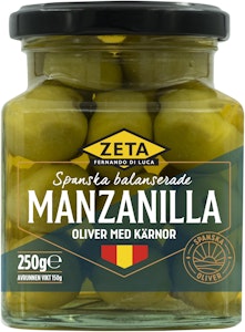 Zeta Oliver Manzanilla med Kärna 250g Zeta