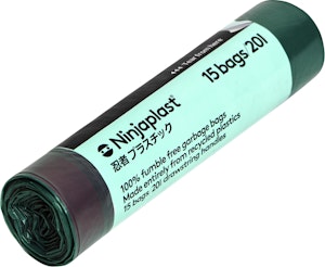 Ninjaplast Avfallspåsar med Dragsnöre 20L 15-p Ninjaplast