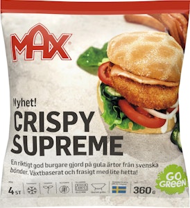 Max Burgare Crispy Supreme Fryst 360g Max