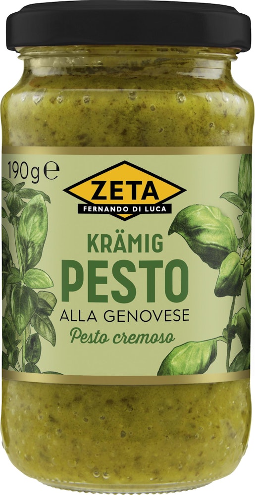 Zeta Pesto Grön Krämig 190g Zeta