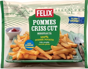 Felix Pommes Criss Cut Fryst 850g Felix