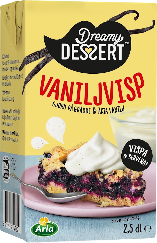 Dreamy Dessert Vaniljvisp 2,5dl Dreamy Dessert
