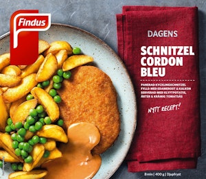 Findus Schnitzel Cordon Bleu Fryst 400g Findus