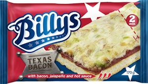 Billys Pizza Texas Bacon Fryst 170g Billys