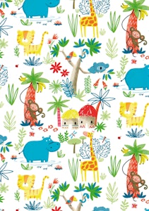 Presentpapper Djur 500X50cm