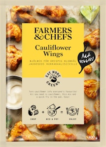 Farmers & Chefs Kryddmix Cauliflower Wings 100g Farmers & Chefs