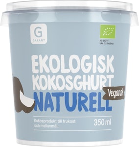 Garant Kokosghurt Naturell EKO 350ml Garant Eko