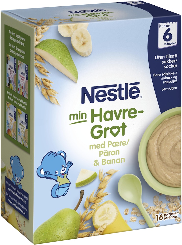 Nestlé Havregröt Päron & Banan 6M Nestlé