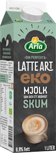 Arla Baristamjölk Latte Art KRAV/EKO 0,9% 1L Arla