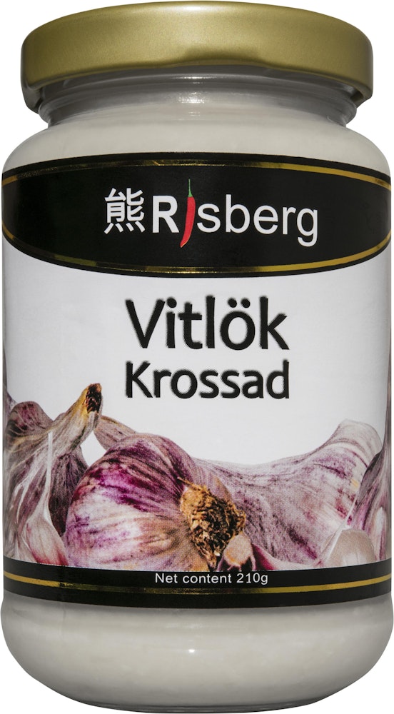 Risberg Vitlök Krossad 210g Risberg