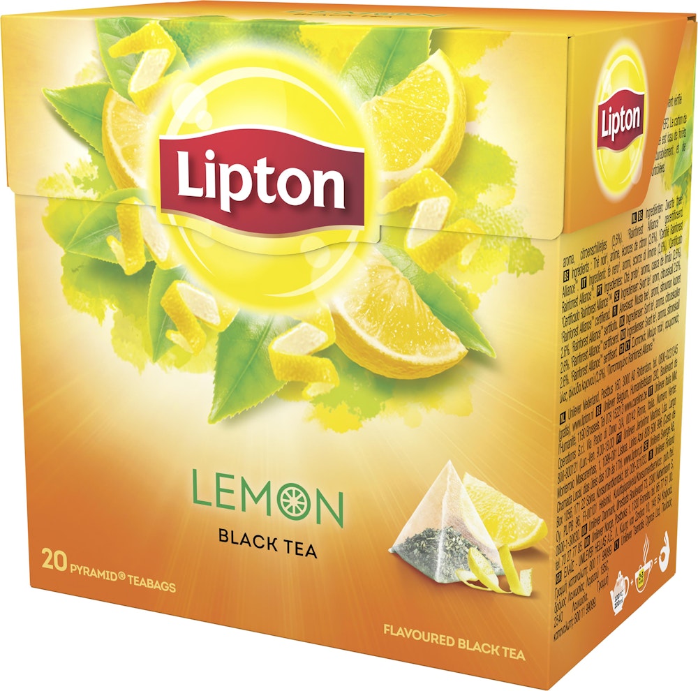 Lipton Svart Te Lemon Pyramidte 20-p Lipton