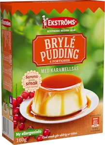 Ekströms Brylépudding med Karamellsås 160g Ekströms