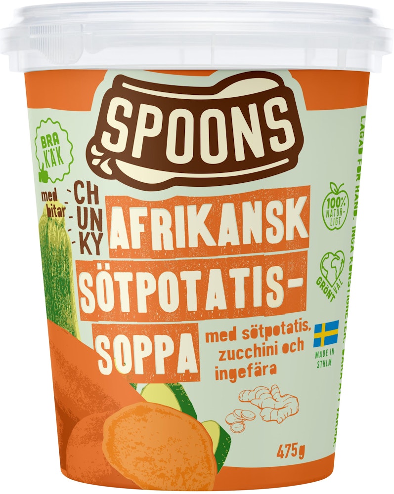 Spoons Afrikansk Sötpotatissoppa 475g Spoons