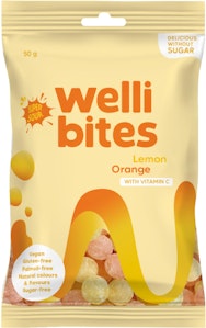 Wellibites Karamell Lemon Orange