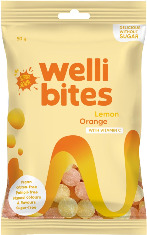 Wellibites Karamell Lemon Orange