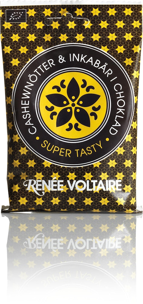 Renee Voltaire Cashewnötter och Inkabär i Choklad EKO Renée Voltaire