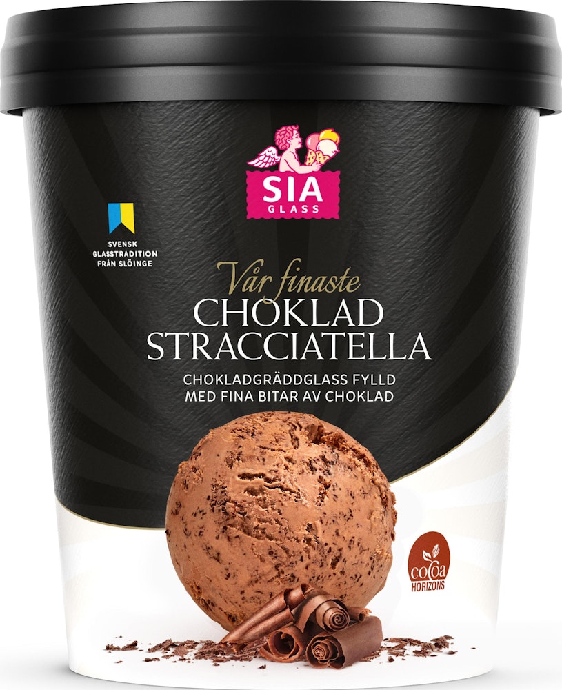 SIA Glass Gräddglass Vår Finaste Choklad Stracciatella 0,5 L Sia Glass
