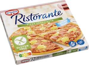 Dr Oetker Pizza Ristorante Prosciutto Glutenfri Fryst 345g Dr Oetker
